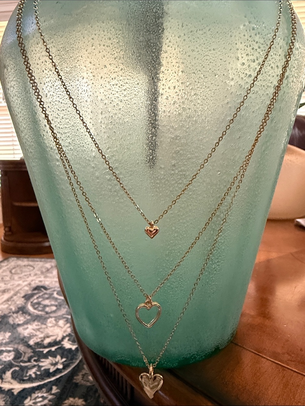 Gold-Tone Layered Heart Pendant Necklace Set from Anthropologie🔥